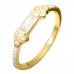 Χρυσό δαχτυλίδι Κ14 με ζιργκόν